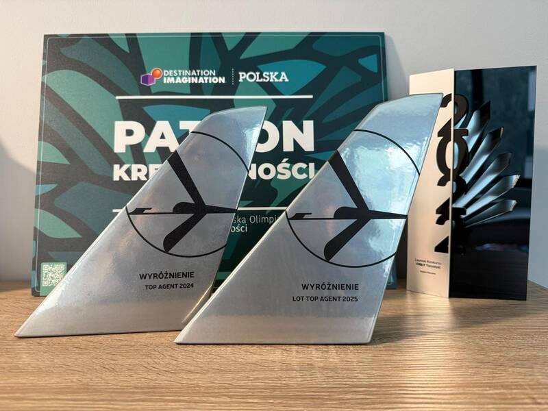Wyróżnienie w kategorii Top Agent Non-IATA Lot dla ATAS 2024 - 2025