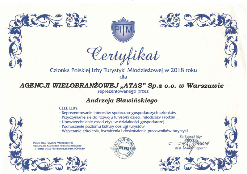 certyfikat_polska_izba_turystyki_mlodziezowej